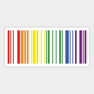 Barcode Pride Sticker